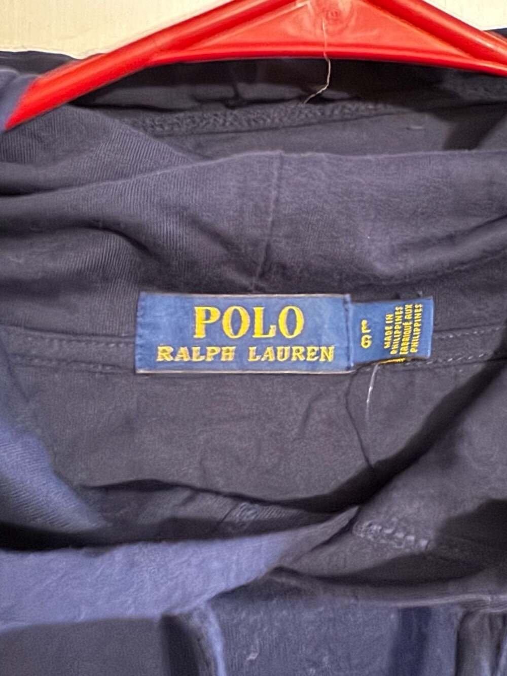 NWOT Polo Ralph Lauren Navy Jersey Polo Bear Graphic Hooded T-Shirt Large - Picture 4 of 10